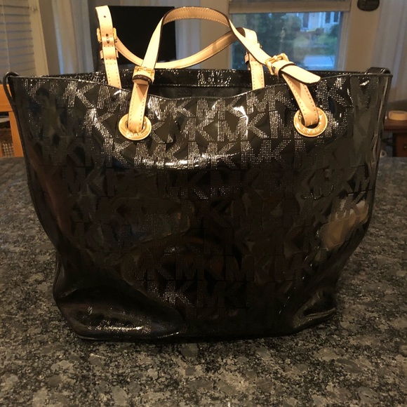 BLACK MICHAEL KORS BAG - Picture 1 of 4